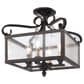 Golden Lighting Valencia 4-Light Pendant in Fired Bronze, , large