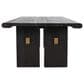 Classic Home Larson 96" Dining Table in Black - Table Only, , large