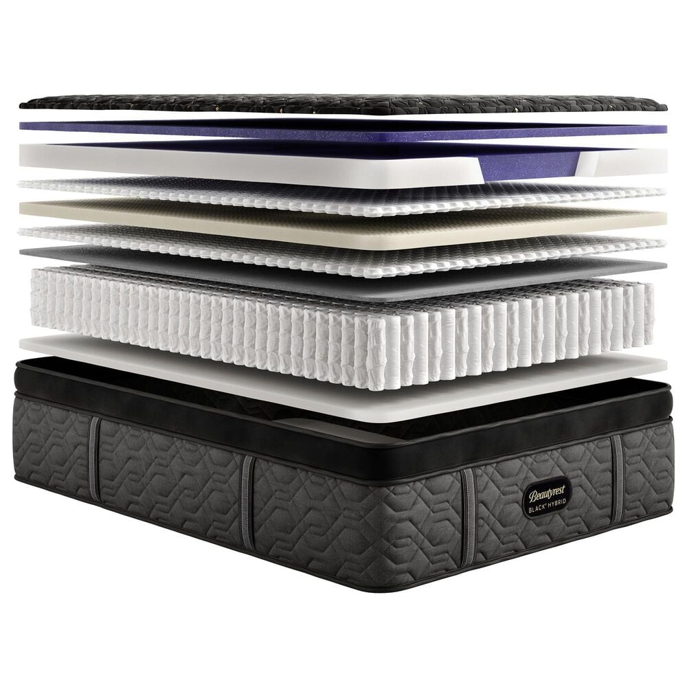 Beautyrest Black Hybrid Series 4 Plush Apex Top Queen Mattress, , large