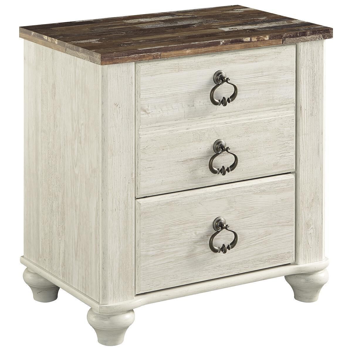 King Bedroom Set in Whitewash 