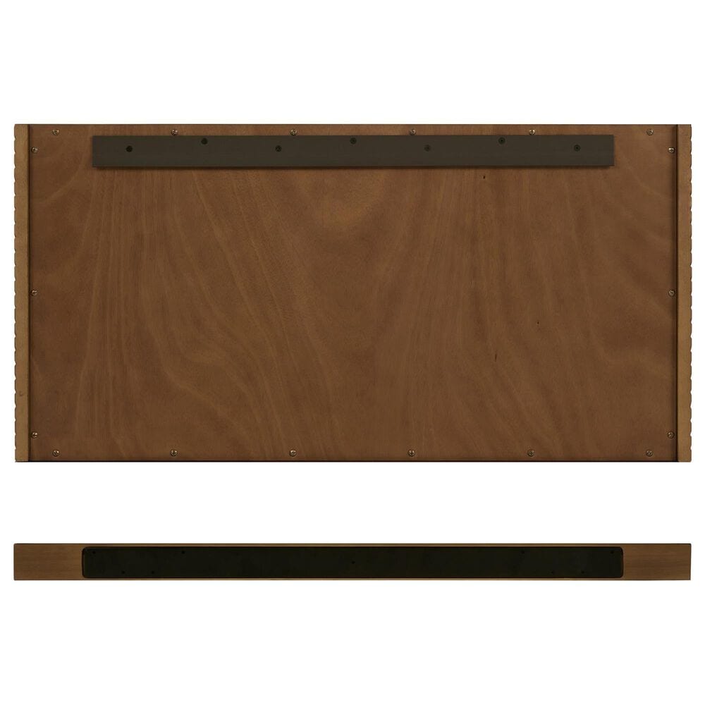 James Martin Vanities Marcello 36" Single Bathroom Vanity in Chestnut with 3 cm Ethereal Noctis Quartz Top and Rectangular Sink, , large