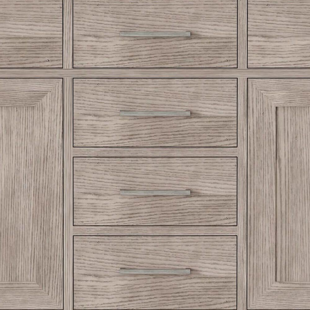 Lexora Home Abbey 60" Double Bathroom Vanity in Grey Oak with 2 cm White Carrara Marble Top and Rectangular Sinks, , large