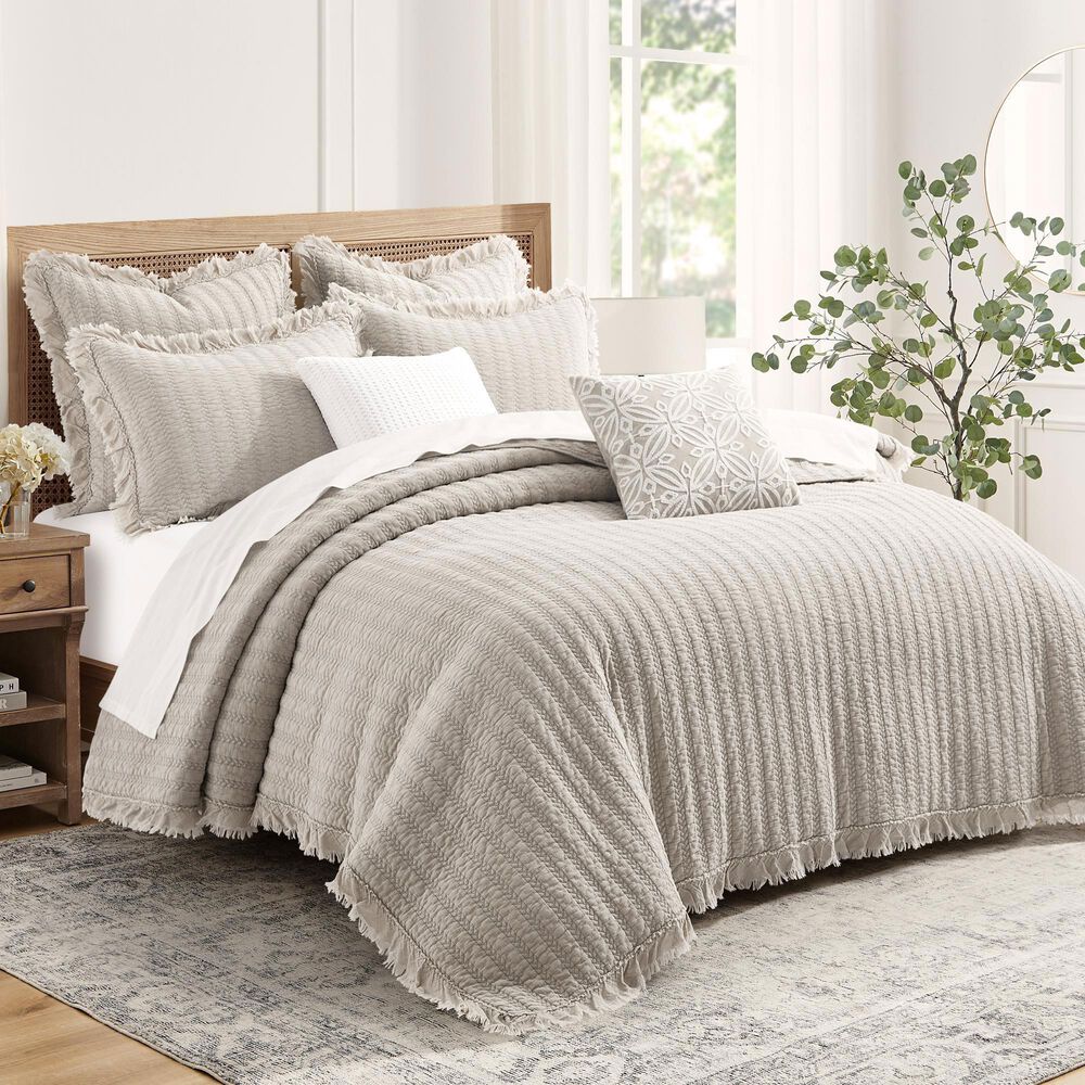 Levtex Wilhemina 3-Piece King/California King Quilt Set in Natural, , large