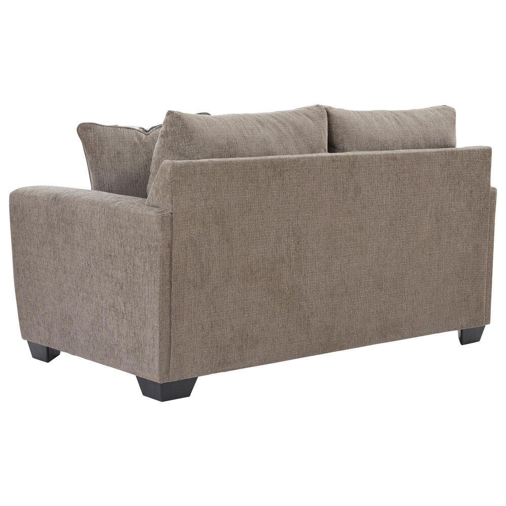 Ashley Loreo Stationary Loveseat in Truffle, , large