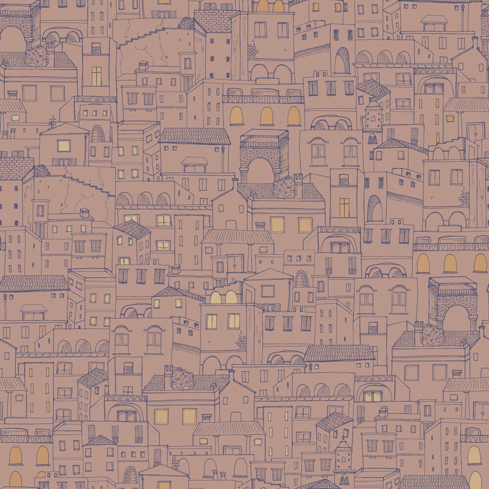 Tempaper Amalfi Peel & Stick Wallpaper in Twilight, , large