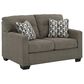 Ashley Mahoney Stationary Sofa and Loveseat Set in Chocolate, , large