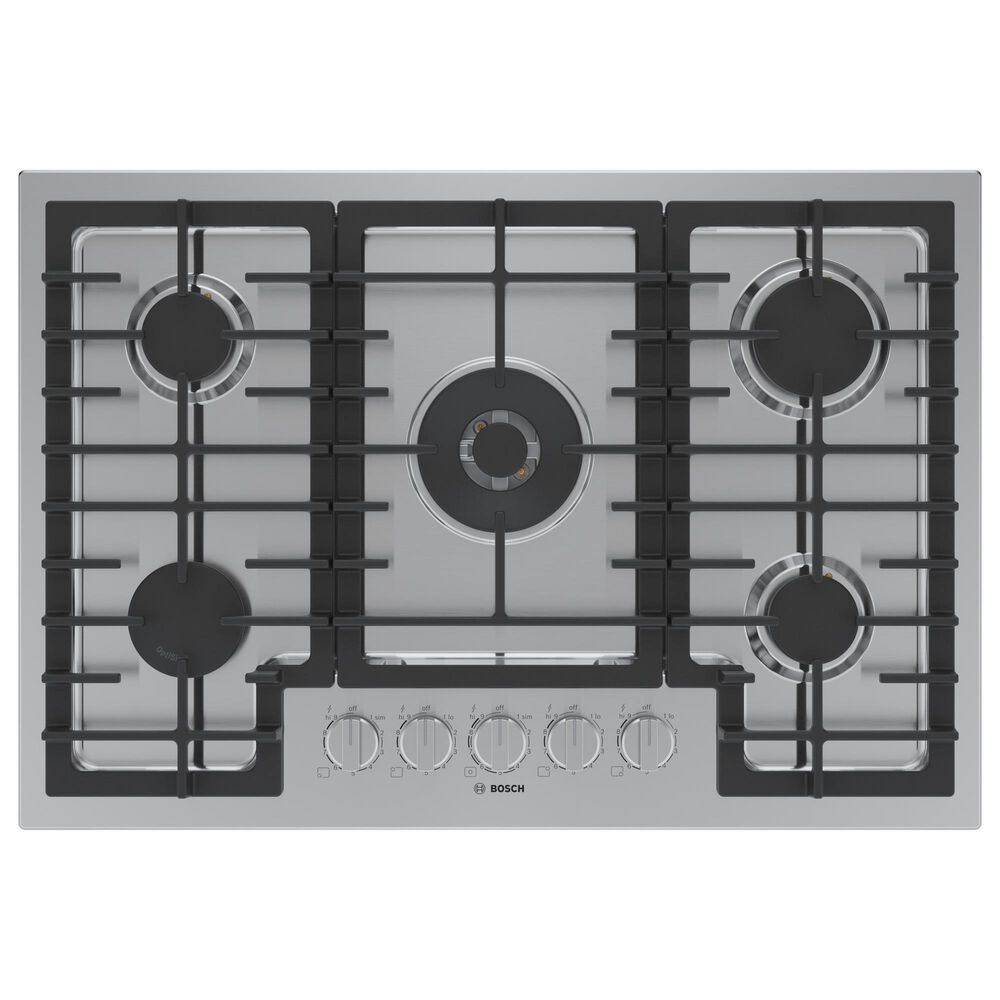 Bosch 800 Series 2-Piece Kitchen Package with 30&quot; Double Speed Combination Oven 30&quot; Gas Cooktop and in Stainless Steel, , large