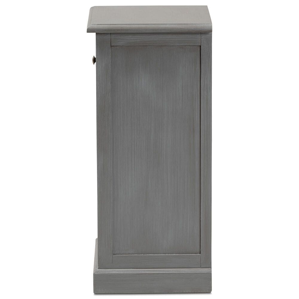 Baxton Studio Sheldon End Table in Grey, , large