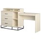 DHP Kelly 3 in 1 Media Dresser & Desk in Ivory Oak, , large