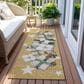Dalyn Rug Company Wonderland WN33 2"3" x 7"6" Gold Indoor/Outdoor Runner, , large