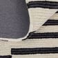 Feizy Maguire 8901F 2" x 3" Ivory and Black Area Rug, , large