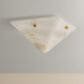 Troy Lighting Geo 1-Light Flush Mount in Vintage Brass, , large