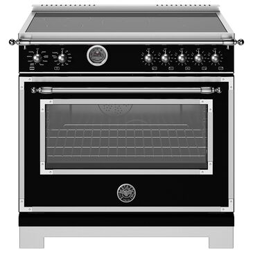 Bertazzoni Heritage 5.7 Cu. Ft. Freestanding Electric Range in Nero, , large