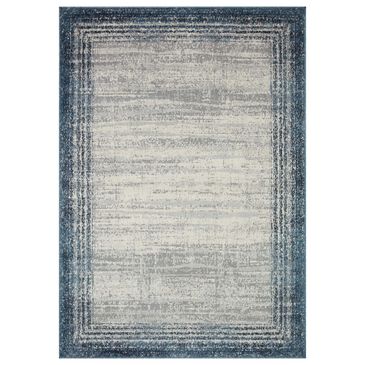 Loloi II Austen AUS-02 2" x 3" Pebble and Blue Area Rug, , large
