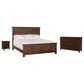 Archbold Furniture Heritage King Raised Panel Bed with Dresser and Nightstand in Brown Mahogany, , large