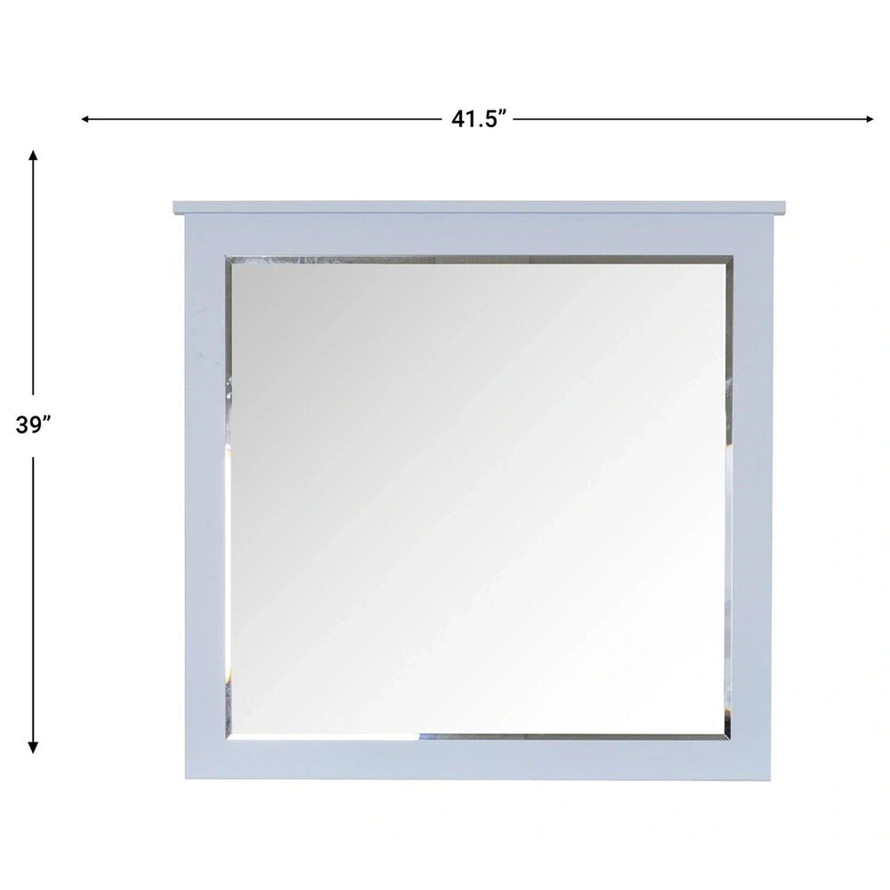 Archbold Furniture Company Portland Dresser Mirror in Bayside Blue, , large