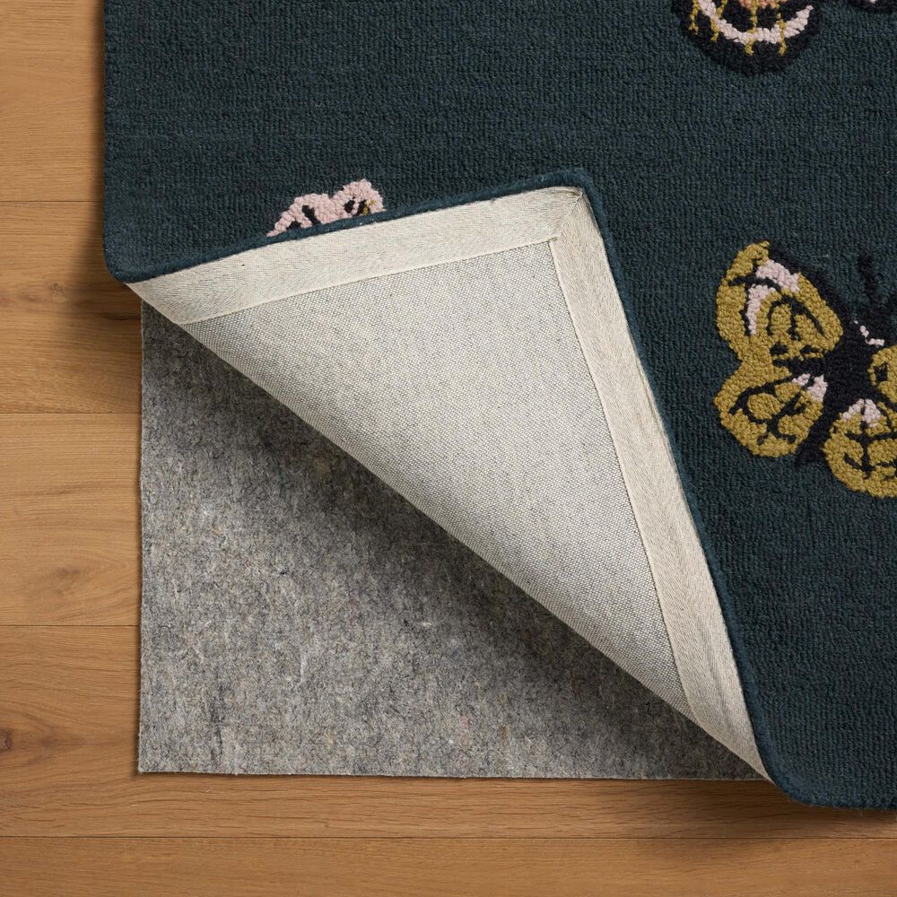 Rifle Paper Co. x Loloi Highgrove Teal 2&#39;3&quot; x 3&#39;9&quot; Area Rug, , large