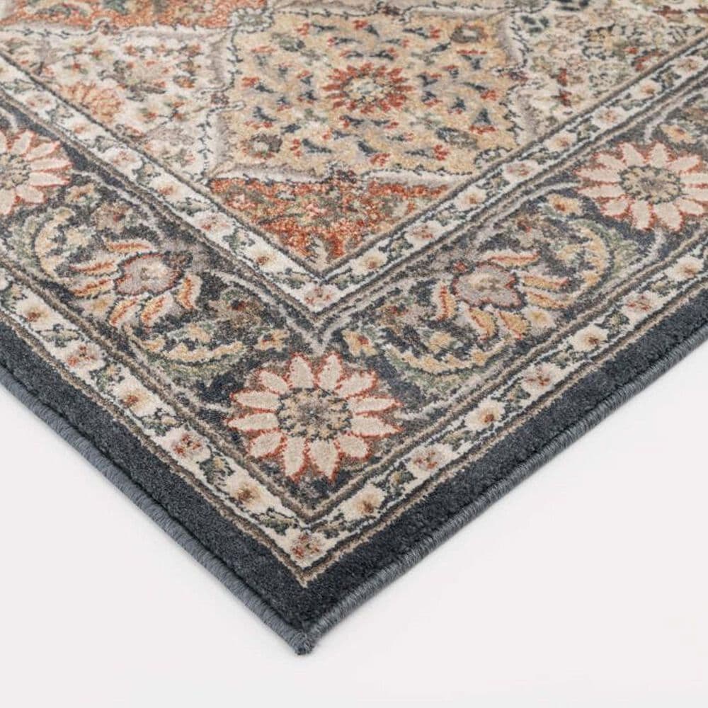 Central Oriental Montville Noriani 7&#39;10 x 9&#39;10 Vintage Blue and Multicolor Area Rug, , large