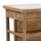 Home Trends & Design Manila 58" Kitchen Island Table in Natural and White, , large