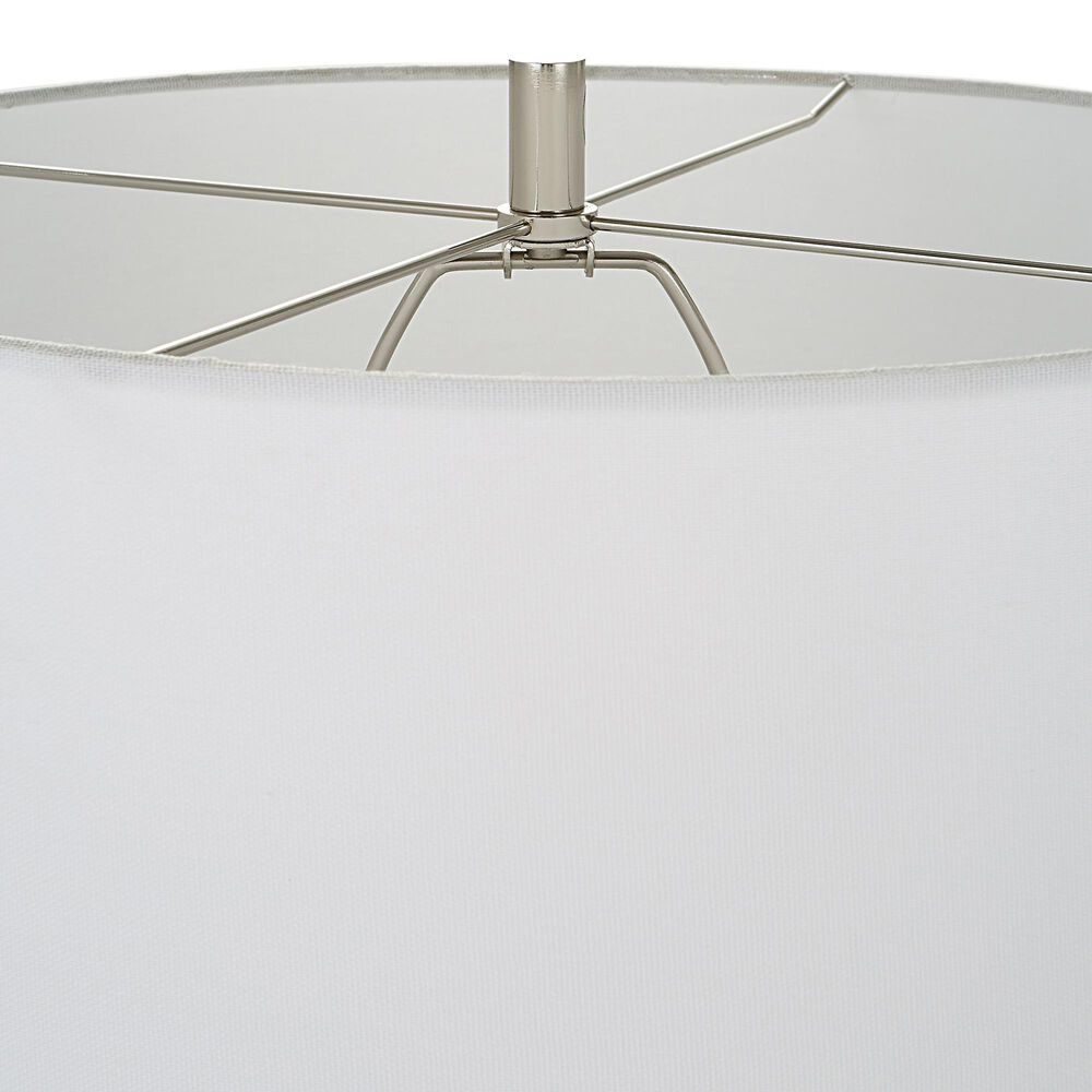 Uttermost Breton Table Lamp in White and Navy Blue, , large