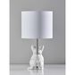 Adesso Sunny Dog Table Lamp in White, , large