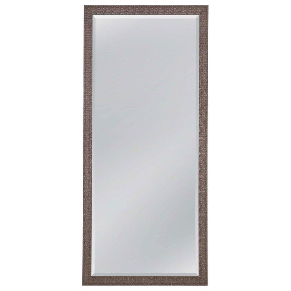 Bassett Mirror Company Juniper Floor Mirror in Silver, , large