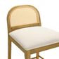 Armen Living Lucio Bar Height Stool in Amber Glow, , large