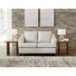 Ashley Genoa Stationary Loveseat in Coconut, , large