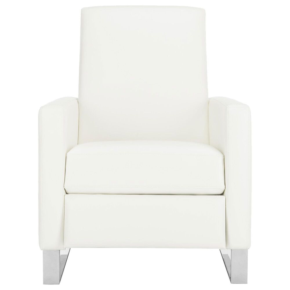 Safavieh Brenton Reclining Chair in White, , large