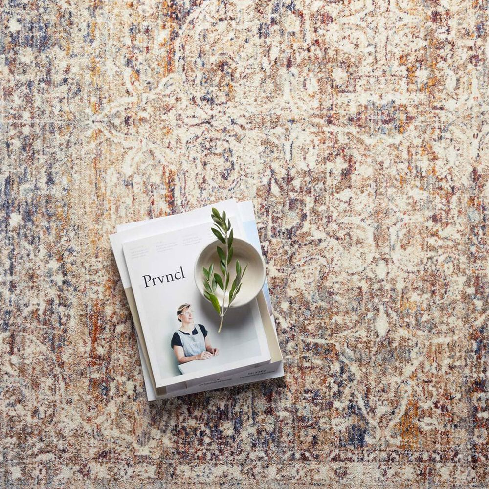 Loloi II Sorrento 2&#39;7&quot; x 8&#39; Natural and Multicolor Runner, , large