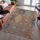 Dalyn Rug Company Silk Road Paprika, Copper, Gold, Sage, Navy and Copper 6"6" x 9"6" Area Rug, , large