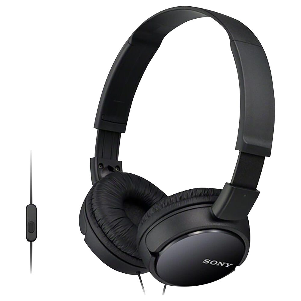 Sony ZX Series On-Ear Wired Headphone in Black, , large