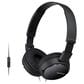 Sony ZX Series On-Ear Wired Headphone in Black, , large