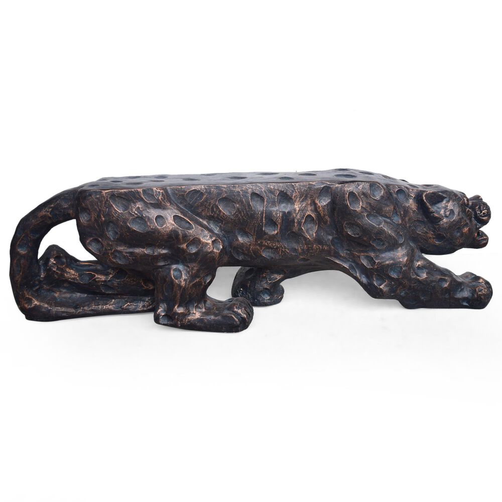 Hearth and Haven Outdoor Leopard Bench in Copper, , large