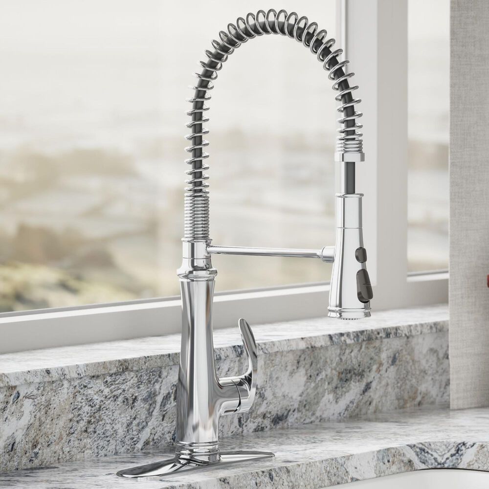 Kohler Ballera Semi-Professional Kitchen Sink Faucet in Polished Chrome, , large