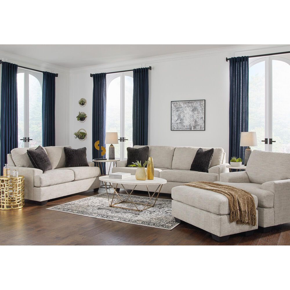 Ashley Vayda Ottoman in Pebble, , large