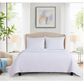 Jiangsu Royal Home Diamond Stitch Quilt 3pc-White-F/Q, , large