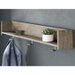 Ashley Oliah Wall Mounted Coat Rack with Shelf in Natural, , large