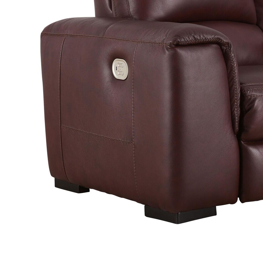 Ashley Alessandro Power Reclining Loveseat with Console in Garnet, , large