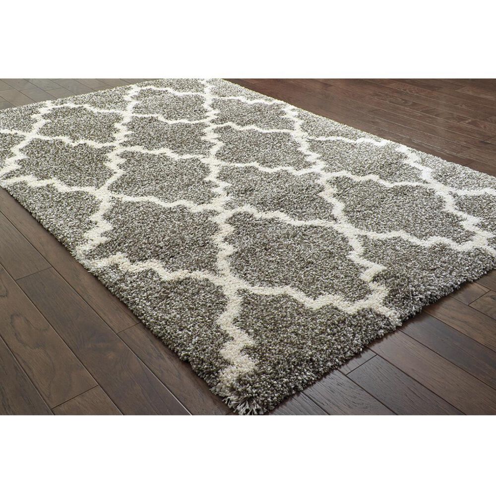 Oriental Weavers Henderson 92E 9&#39;10&quot; x 12&#39;10&quot; Grey and Ivory Area Rug, , large
