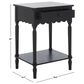 Safavieh Haven Top Drawer End Table in Matte Black, , large