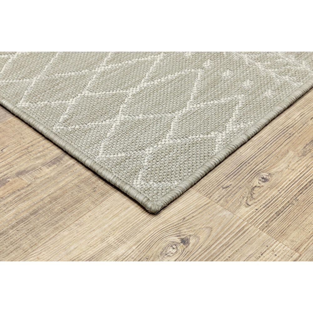 Oriental Weavers Portofino 670H4 5&#39;3&quot; x 7&#39;3&quot; Gray Area Rug, , large