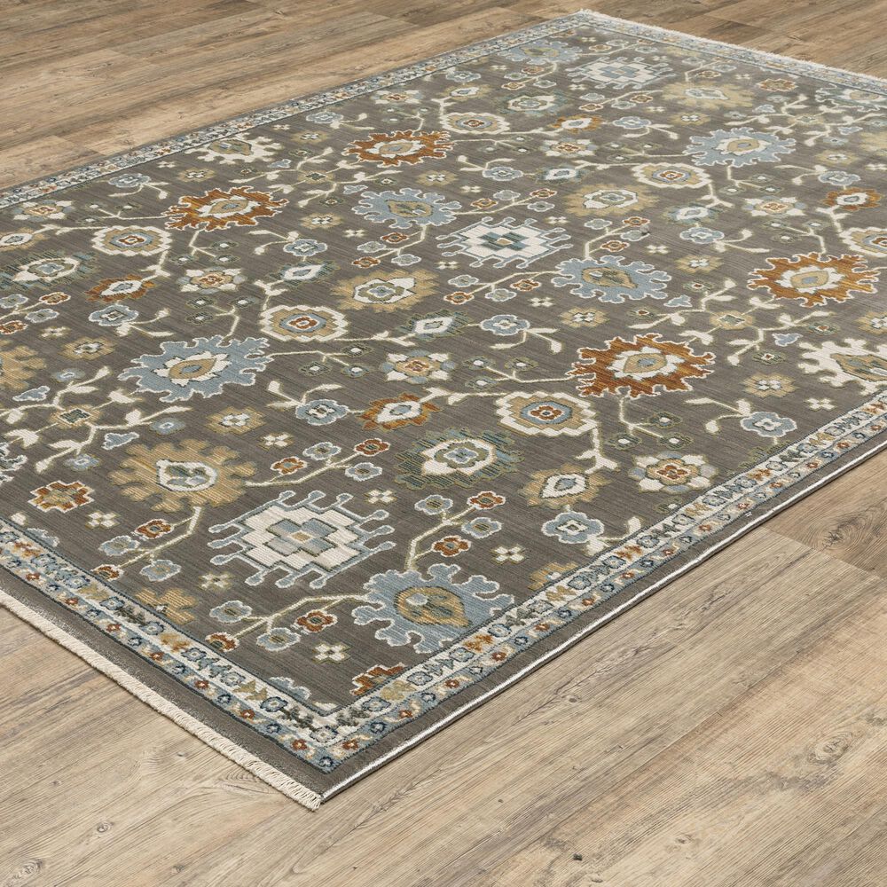 Oriental Weavers Keira Grey and Multicolor 5&#39;3&quot; x 7&#39;6&quot; Area Rug, , large