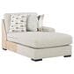 ASHLEY Laurelgrove 4-Piece Right Facing Sectional with Chaise in Pebble, , large