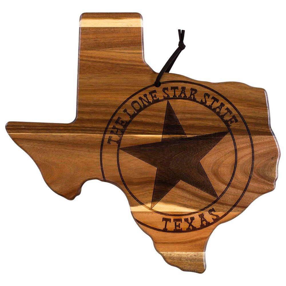 Totally Bamboo Rock and Branch Origins Series Texas Cutting Board in Dark Brown, , large