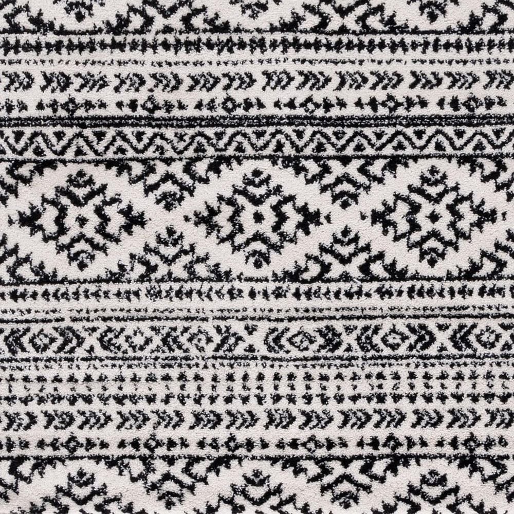 Safavieh Tulum Bohemian 5&#39; Square Black and Ivory Area Rug, , large