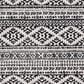 Safavieh Tulum Bohemian 5" Square Black and Ivory Area Rug, , large