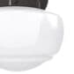 Hunter Saddle Creek 1-Light Sconce with White Shade in Noble Bronze, , large