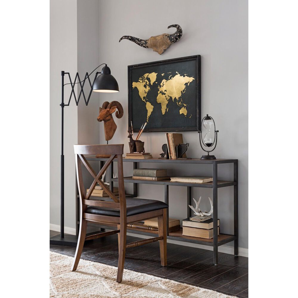 Creative Coop Decorative Metal Hourglass with White Sand in Rust, , large