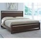 Urban Home Sol Queen Platform Panel Bed with Two Nightstands in Brown Spice, , large